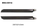 EK4-0012 BELT CP CARBON FIBER MAIN BLADE 335MM