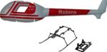 KIT PER TRASFORMARE LAMA-V3 IN ROBINS 22 ROSSO