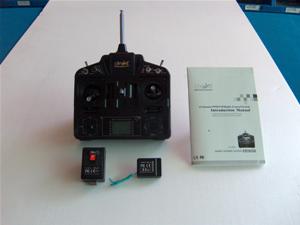 RADIO DEWIL 8 CH.     Il kit comprende: radio e ricevente in 35 MhZ Mode 2 (Facilmente modificabile in Mode 1)